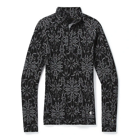Smartwool Merino 250 Base Layer Pattern 1/4 Zip For Women Women's 4 Smartwool Merino 250 Base Layer Pattern 1/4 Zip For Women Women's