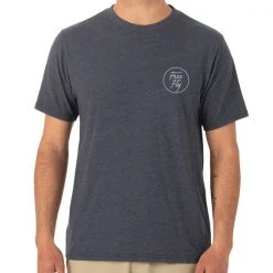 Free Fly Apparel Men's Script Icon Short Sleeve T-Shirt For Men