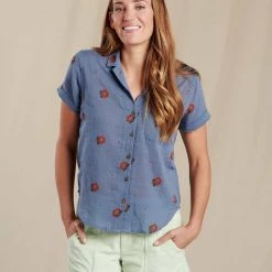Toad&Co Camp Cove Short Sleeve Shirt For Women 8 Toad&Co Camp Cove Short Sleeve Shirt For Women