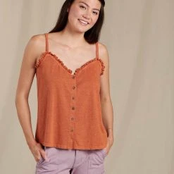 Toad&Co Primo Button Front Tank Top For Women 7 Toad&Co Primo Button Front Tank Top For Women