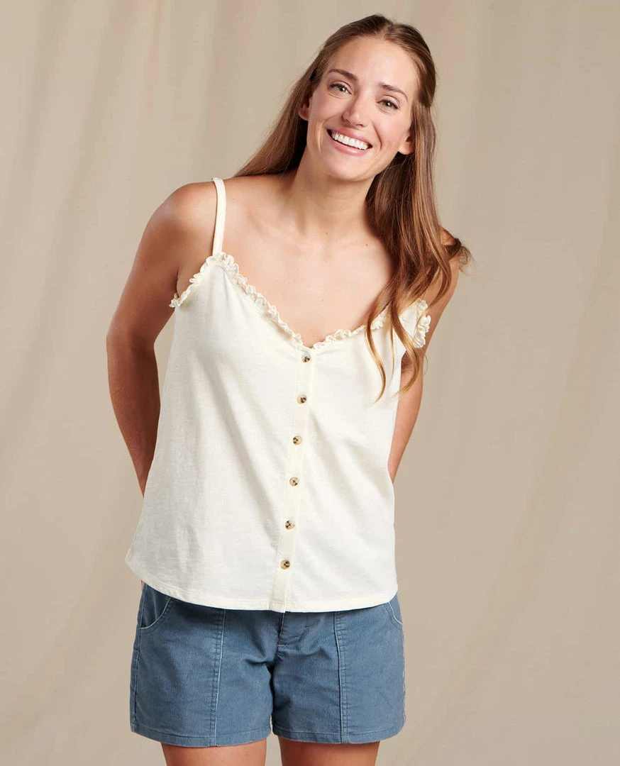 Toad&Co Primo Button Front Tank Top For Women 4 Toad&Co Primo Button Front Tank Top For Women