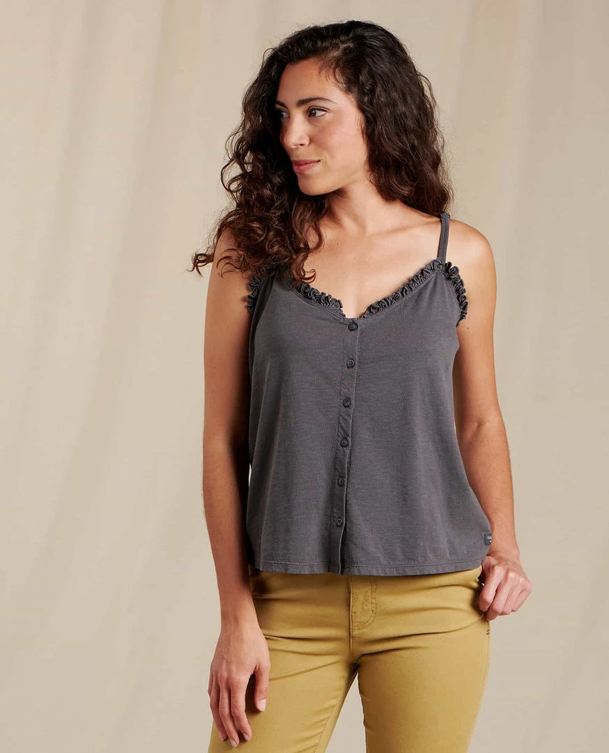 Toad&Co Primo Button Front Tank Top For Women 3 Toad&Co Primo Button Front Tank Top For Women