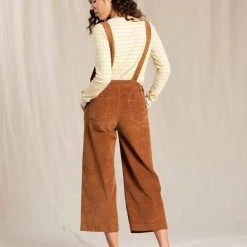 Toad&Co Karuna Cord Wide Leg Overalls For Women (Past Season) 7 Toad&Co Karuna Cord Wide Leg Overalls For Women (Past Season)