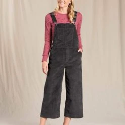 Toad&Co Karuna Cord Wide Leg Overalls For Women (Past Season) 8 Toad&Co Karuna Cord Wide Leg Overalls For Women (Past Season)
