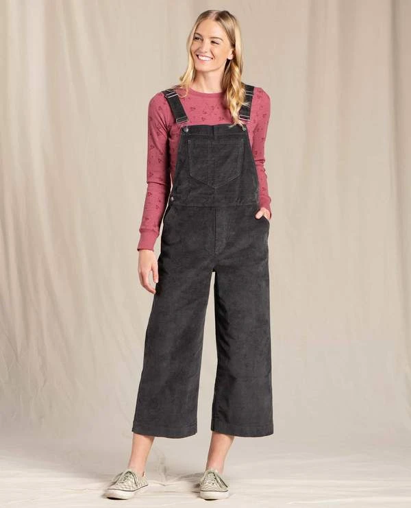 Toad&Co Karuna Cord Wide Leg Overalls For Women (Past Season) 5 Toad&Co Karuna Cord Wide Leg Overalls For Women (Past Season)