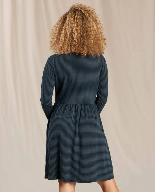 Toad&Co Piru Henley Dress For Women (Past Season) Women's 6 Toad&Co Piru Henley Dress For Women (Past Season) Women's