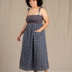 Toad&Co Willet Maxi Sleeveless Dress For Women (Past Season) Women's 8 Toad&Co Willet Maxi Sleeveless Dress For Women (Past Season) Women's