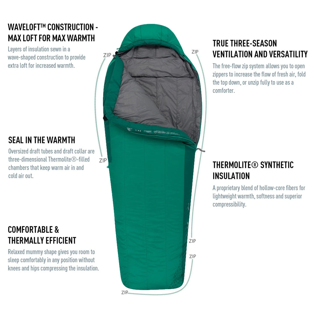 Sea To Summit Traverse Synthetic Sleeping Bag 25°F Gear 5 Sea To Summit Traverse Synthetic Sleeping Bag 25°F Gear