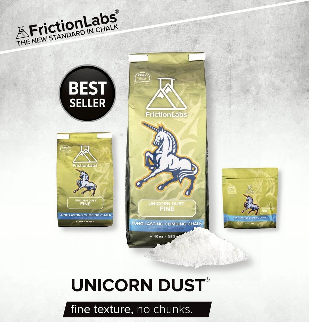 FrictionLabs Unicorn Dust Fine Climbing Chalk Gear 3 FrictionLabs Unicorn Dust Fine Climbing Chalk Gear