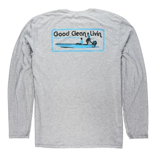 Flood Tide Co Men's Vintage GCL Long Sleeve T-shirt For Men 3 Flood Tide Co Men's Vintage GCL Long Sleeve T-shirt For Men
