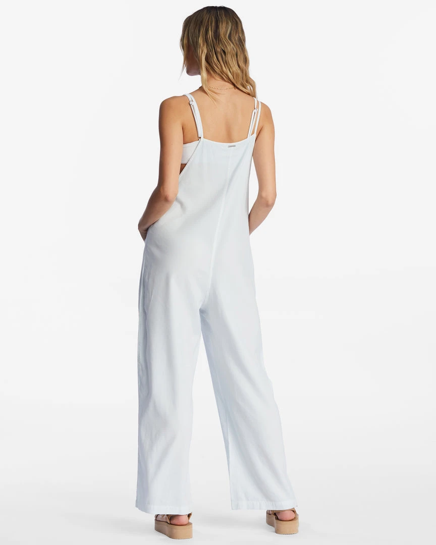 Billabong Beach Cruiser Wide Leg Overalls For Women Women's 5 Billabong Beach Cruiser Wide Leg Overalls For Women Women's