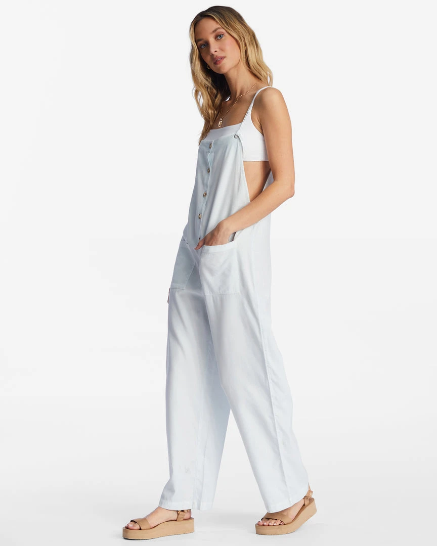 Billabong Beach Cruiser Wide Leg Overalls For Women Women's 4 Billabong Beach Cruiser Wide Leg Overalls For Women Women's