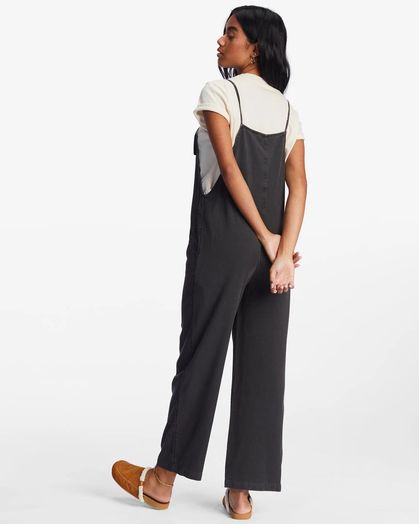 Billabong Beach Cruiser Wide Leg Overalls For Women Women's 8 Billabong Beach Cruiser Wide Leg Overalls For Women Women's