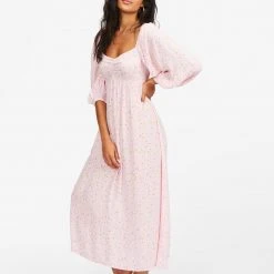 Billabong Swept Away Midi Dress For Women Women's 9 Billabong Swept Away Midi Dress For Women Women's