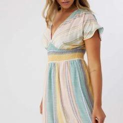 O'Neill Ashlin Baja Stripe Dress For Women