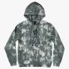 RVCA Men's Nearby Tie Dye Pullover Hoodie For Men 1 RVCA Men's Nearby Tie Dye Pullover Hoodie For Men