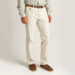 Duck Head 1865 Five-Pocket Pinpoint Canvas Pants For Men