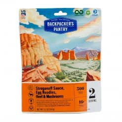 Backpacker's Pantry Stroganoff Sauce, Egg Noodles, Beef & Mushrooms