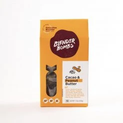 CACAO & PEANUT BUTTER BLENDER BOMBS