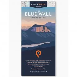 Pisgah Map Company Gear THE BLUE WALL MAP