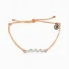 Pura Vida Women's Delicate Wave Silver Bracelet