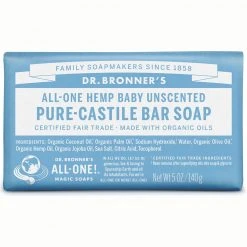 Dr. Bronner's Baby Unscented Pure-Castile Bar Soap Gear