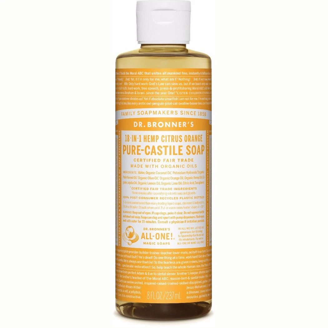Dr. Bronner's Gear Citrus Pure-Castile Liquid Soap 3 Dr. Bronner's Gear Citrus Pure-Castile Liquid Soap