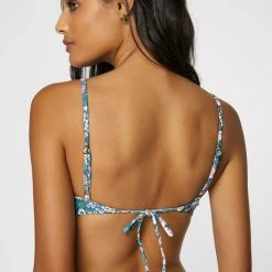 O'Neill Women's Eliza Ditsy Surfside Bralette Top For Women