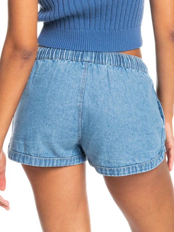 Roxy Women's New Impossible Denim Shorts For Women 7 Roxy Women's New Impossible Denim Shorts For Women