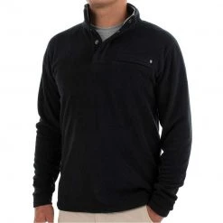 Free Fly Apparel Bamboo Polar Fleece Snap Pullover For Men