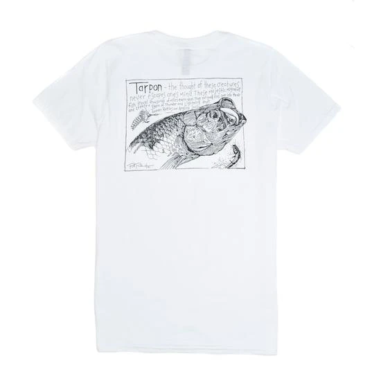 Flood Tide Co Tarpon Journal T-Shirt For Men Men's 3 Flood Tide Co Tarpon Journal T-Shirt For Men Men's