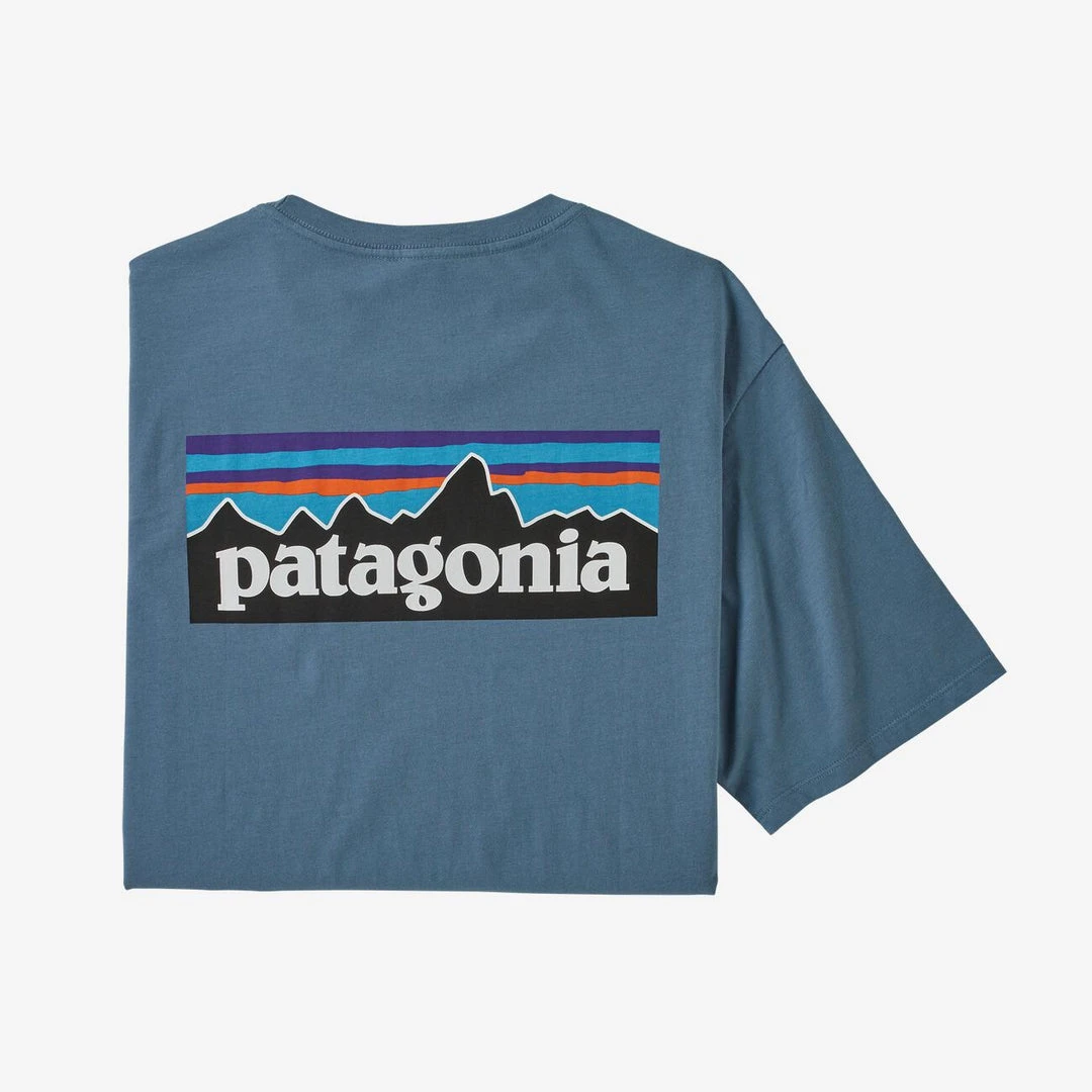 Patagonia P-6 Logo Organic Cotton T-Shirt For Men (Past Season) Men's 6 Patagonia P-6 Logo Organic Cotton T-Shirt For Men (Past Season) Men's