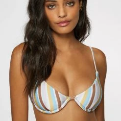 O'Neill Heidi Stripe Seville Underwire Top For Women Women's