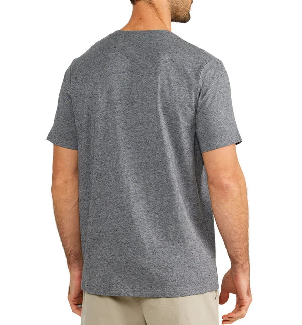 Free Fly Apparel Heritage Short Sleeve Henley For Men Men's