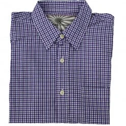 Half-Moon Threadworks Herring Short Sleeve Oxford Shirt For Men Half-Moon Collection