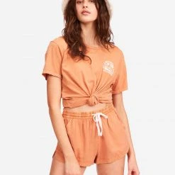 Billabong Women's Road Trippin Elastic Waist Shorts For Women