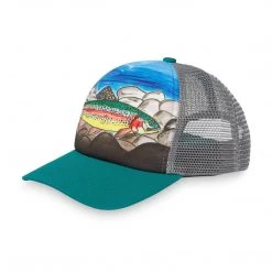 Sunday Afternoons Rainbow Trout Trucker Hat For Kids