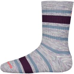 Smartwool Hike Light Cushion Striped Crew Socks For Kids Kids'