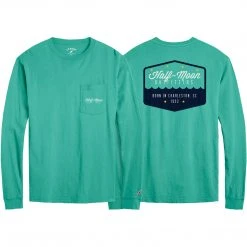 Half-Moon Outfitters Badge Logo Long Sleeve Pocket T-Shirt Half-Moon Collection