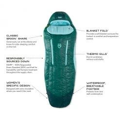 Nemo Gear Disco 30 Degree Sleeping Bag For Women, Regular 17 Nemo Gear Disco 30 Degree Sleeping Bag For Women, Regular