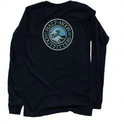 Half-Moon Outfitters Wave Logo Long Sleeve T-Shirt Half-Moon Collection