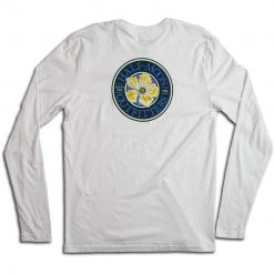 Half-Moon Outfitters Flower Logo Long Sleeve T-Shirt Half-Moon Collection