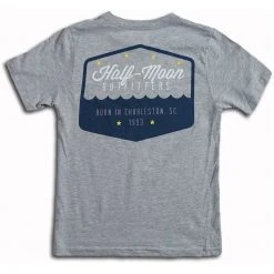 Half-Moon Outfitters Badge Logo Short Sleeve T-Shirt For Kids