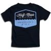 Half-Moon Outfitters Badge Logo Short Sleeve T-Shirt For Kids