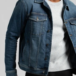 DUER Men's Stay Dry Denim Jean Jacket For Men