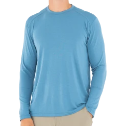 Free Fly Apparel Bamboo Midweight Long Sleeve Shirt For Men Men's 25 Free Fly Apparel Bamboo Midweight Long Sleeve Shirt For Men Men's