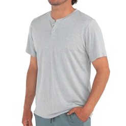Free Fly Apparel Heritage Short Sleeve Henley For Men Men's