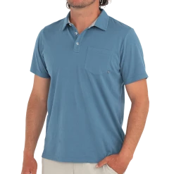 Free Fly Apparel Bamboo Heritage Polo For Men Men's