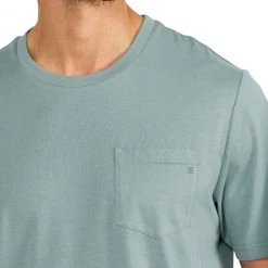 Free Fly Apparel Bamboo Heritage Pocket Tee For Men Men's