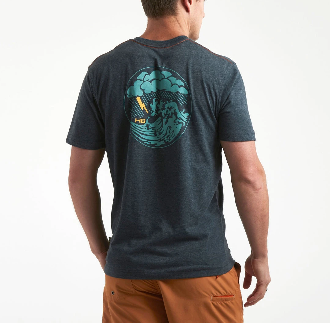 Howler Brothers Select Pocket T-Shirt For Men - Turbulent Waters Men's 6 Howler Brothers Select Pocket T-Shirt For Men - Turbulent Waters Men's